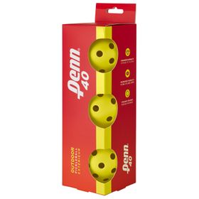 PENN 40 Outdoor Pickleballs 3pk