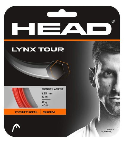HEAD Lynx Tour 17g Tennis String 12m Set Orange***