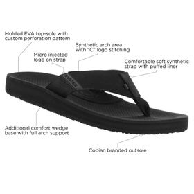 Cobian Sandal A.R.V.II - Black Mens US13.0