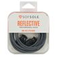 Sof Sole Reflective Bungee Laces  38" Silver/Black r