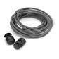 Sof Sole Reflective Bungee Laces  38" Silver/Black r