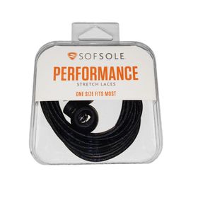 Sof Sole Bungee Laces  38" Black (non reflective) r