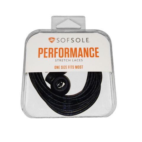 Sof Sole Bungee Laces  38" Black (non reflective) r