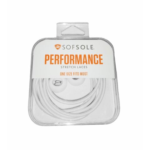 Sof Sole Bungee Laces  38" White (non reflective) r