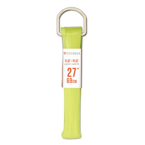Sof Sole Kids Flat Laces 27 Neon Yellow r