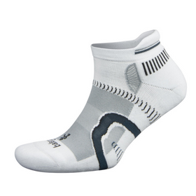 Balega Hidden Contour Sock White/Grey X-Large M12-14  W13.5-15.5