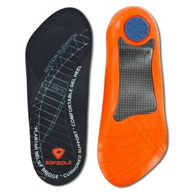 Sof Sole Plantar Fasciitis 3/4 Insole Mens r l