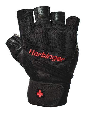 Men's Pro Wristwrap Gloves Black