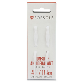 Sof Sole Non Slip Laces 45" White r