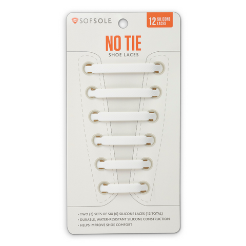 Sof Sole Silicone Stretch Laces set 12x White r