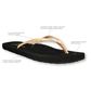 Cobian Sandal Shimmer - Rose Gold Womens
