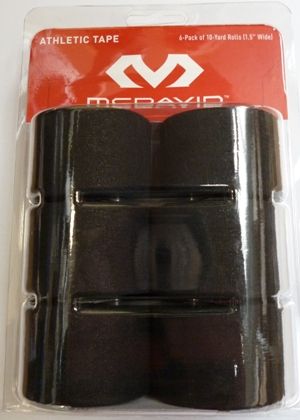 McDavid Athletic Tape Black 6 roll pk r***