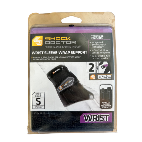 Shock Dr Wrist Sleeve -Wrap Support Right