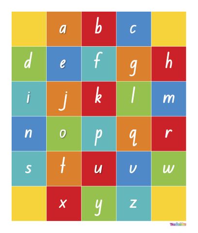 Robotics Alphabet Mat