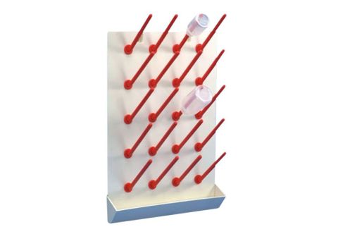 Draining rack PVC mount w/drip tray