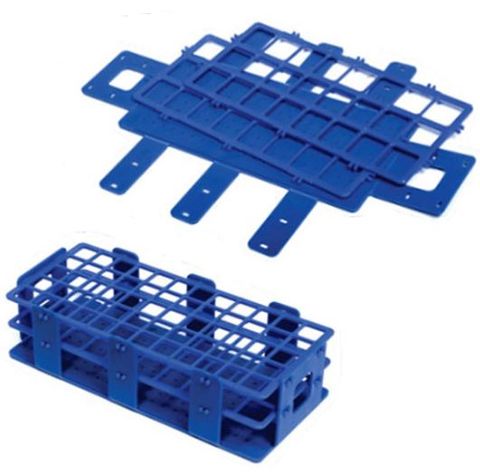 Test tube rack PP 40 x 20mm diam Blue