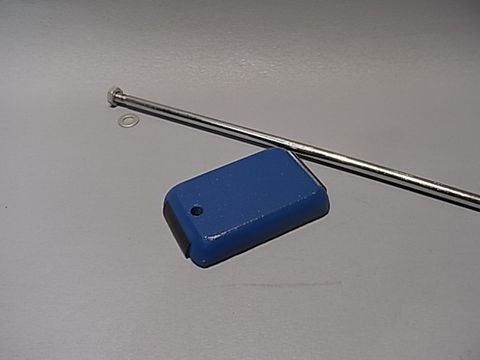 Retort stand 11.5x7.5cm with 50cm rod