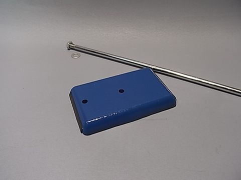 Retort Stand 16x10cm with 60cm Rod