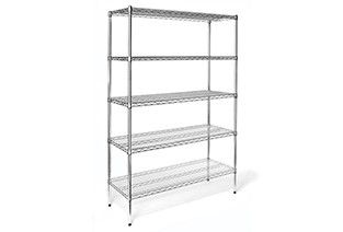 Shelf unit static 5 shelf 46x15.2x160cm