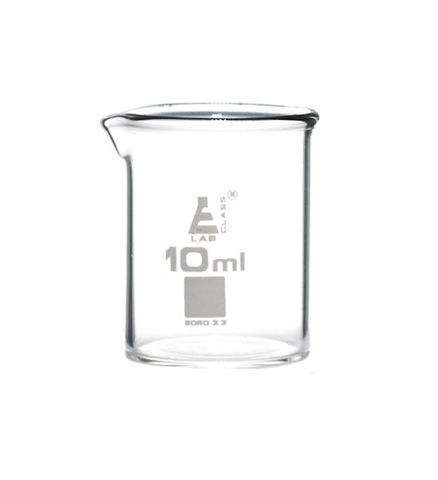 Beakers glass low form 10ml boro