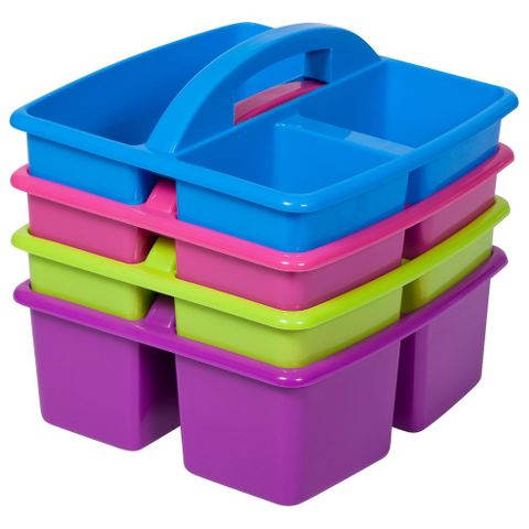 Small plastic caddy - various colours