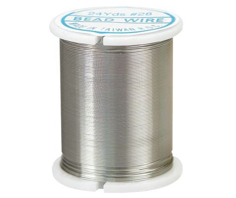 Beading Wire 22m Silver