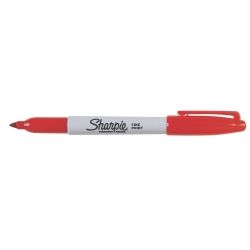Marker Sharpie Red 1.0mm fine tip