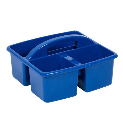 Small plastic caddy - blue