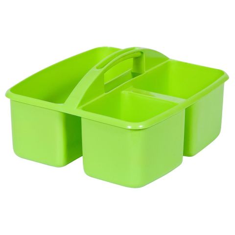 Small plastic caddy - lime green