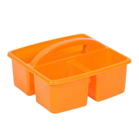 Small plastic caddy - orange