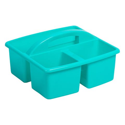 Small plastic caddy - teal