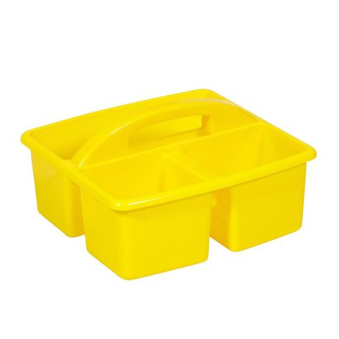 Small plastic caddy - yellow