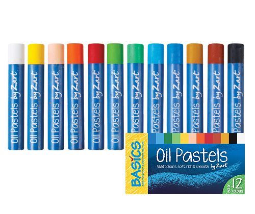 Basics Oil Pastels Large