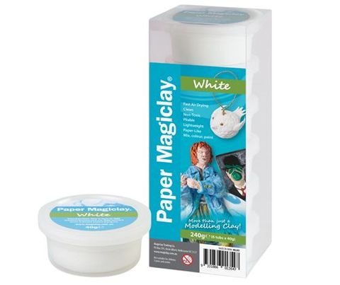 Paper Magiclay 240g White  Canister