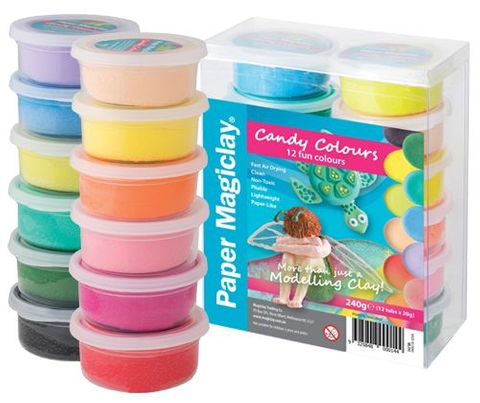 Paper Magiclay 240g Candy Colours