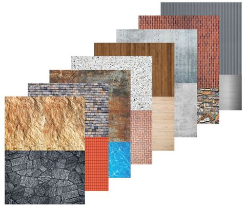 Pattern Paper A4 40s Building