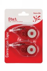 Correction tape Stat 5mm x 8m pkt/2