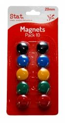 Magnets assorted colours 20mm