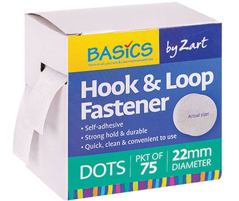 Hook & Loop Fastener Dots 75s