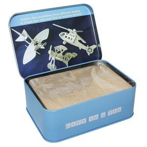 Magnificent flying machines in a tin