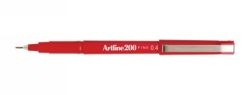 Pens Artline 200 fine 0.4mm red