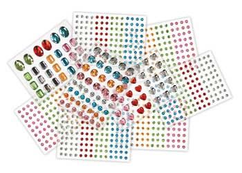 Adhesive rhinestones