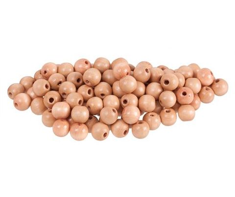 Beads wooden 12mm natural