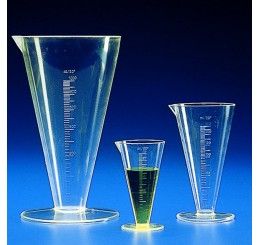 Conical measure 250ml TPX plastic