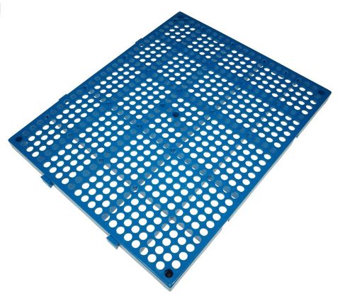 Base plate perforated