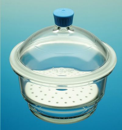 Desiccator glass 150mm with knob Simax