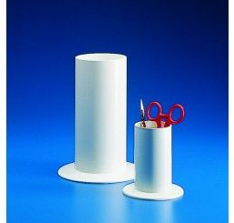 Instrument jar white PP 200x90mm