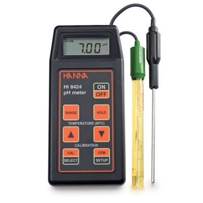 pH/mV/C ATC Meter portable c/w sensors