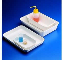 Tray PS white 252x252x42mm