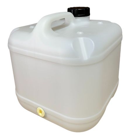Carboy (cube) natural 15lt w/cap